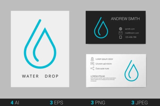 11+ FREE Water Logo Design Templates Download - Graphic Cloud