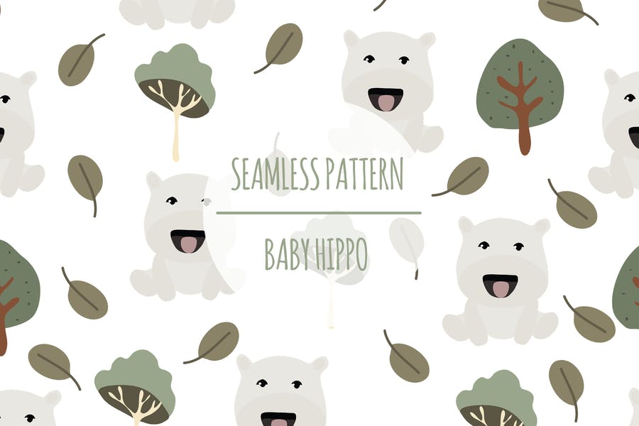 Cuite baby Hippo Patten Designs