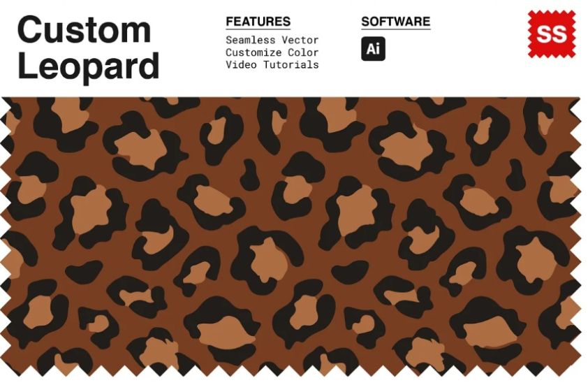 Customizable Leopard Pattern Design