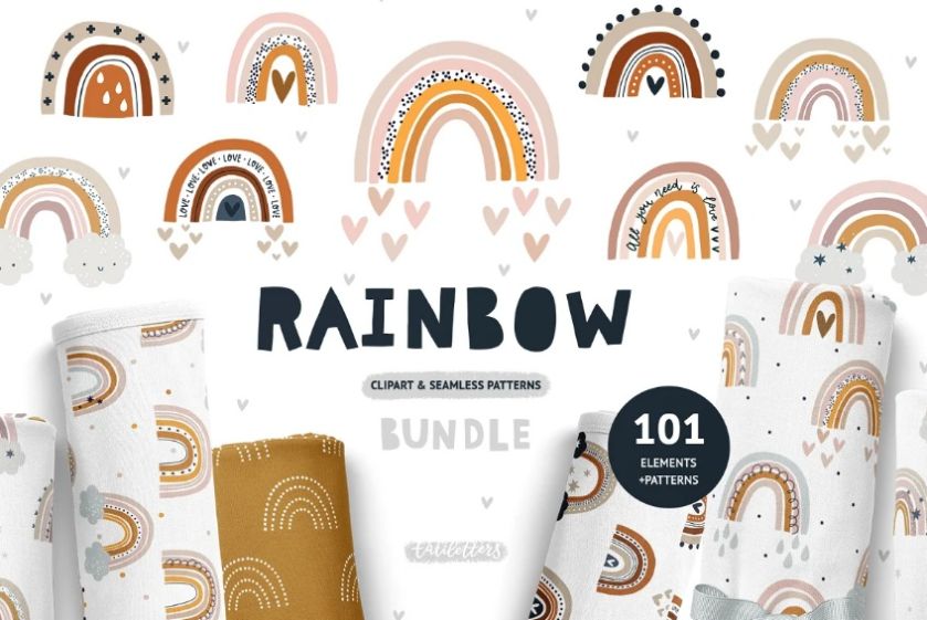 Cute Rainbow Pattern Designs