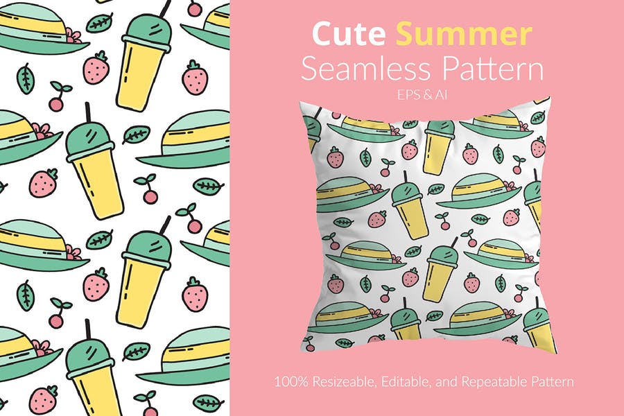 Cute Seamless Pattern Design