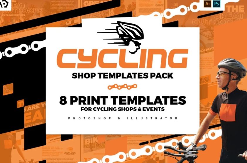 Cycling Shop Promotional Templates