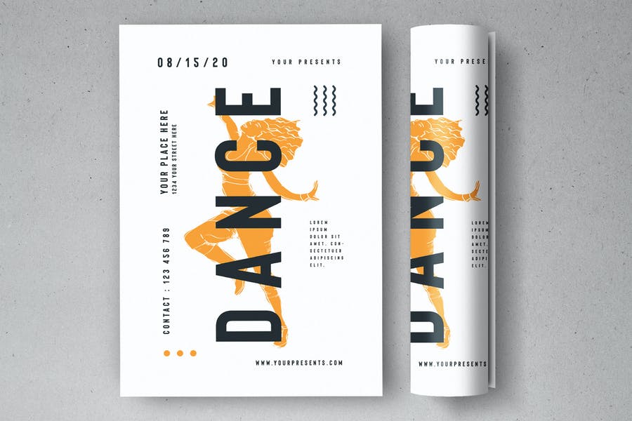 Dance Agency Flyer Design