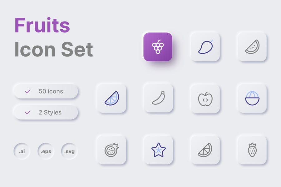 Duolined Icons Design Set