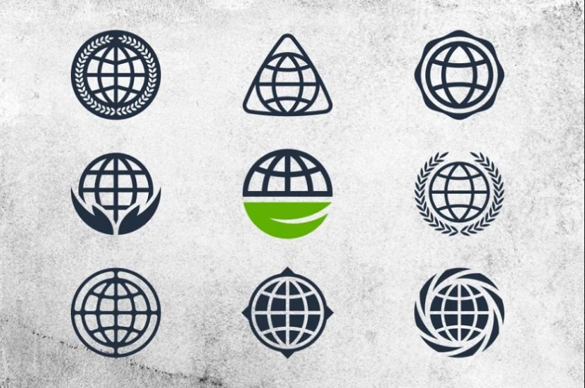 Earth Logos and Emblem Designs