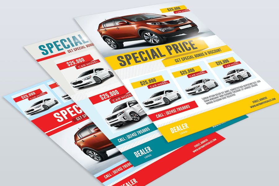 Editable Car Sale Flyer