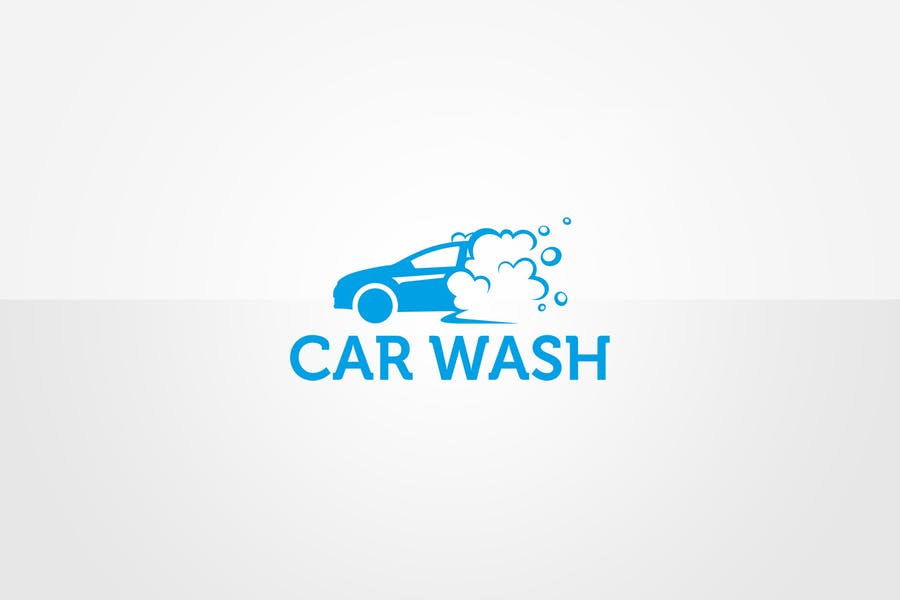 Editable Car Wash Logotype