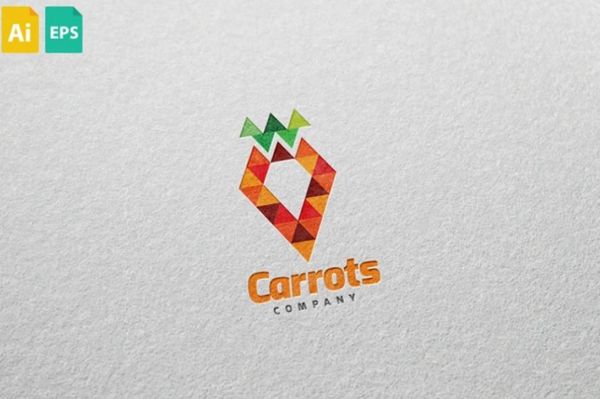 Editable Carrot Identity Design