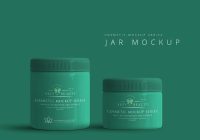 Cosmetics Jar Mockup