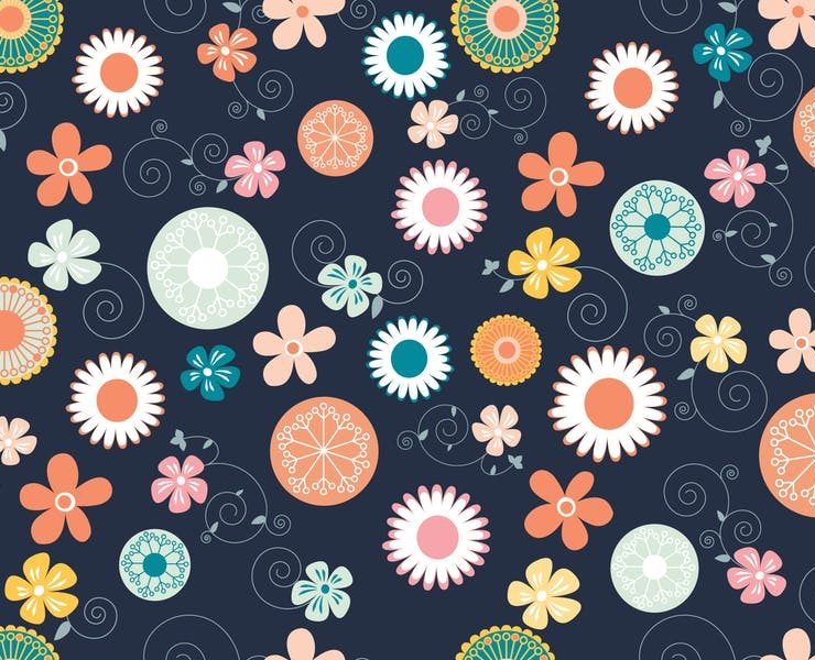 15+ FREE Flower Patterns Vector Design Download