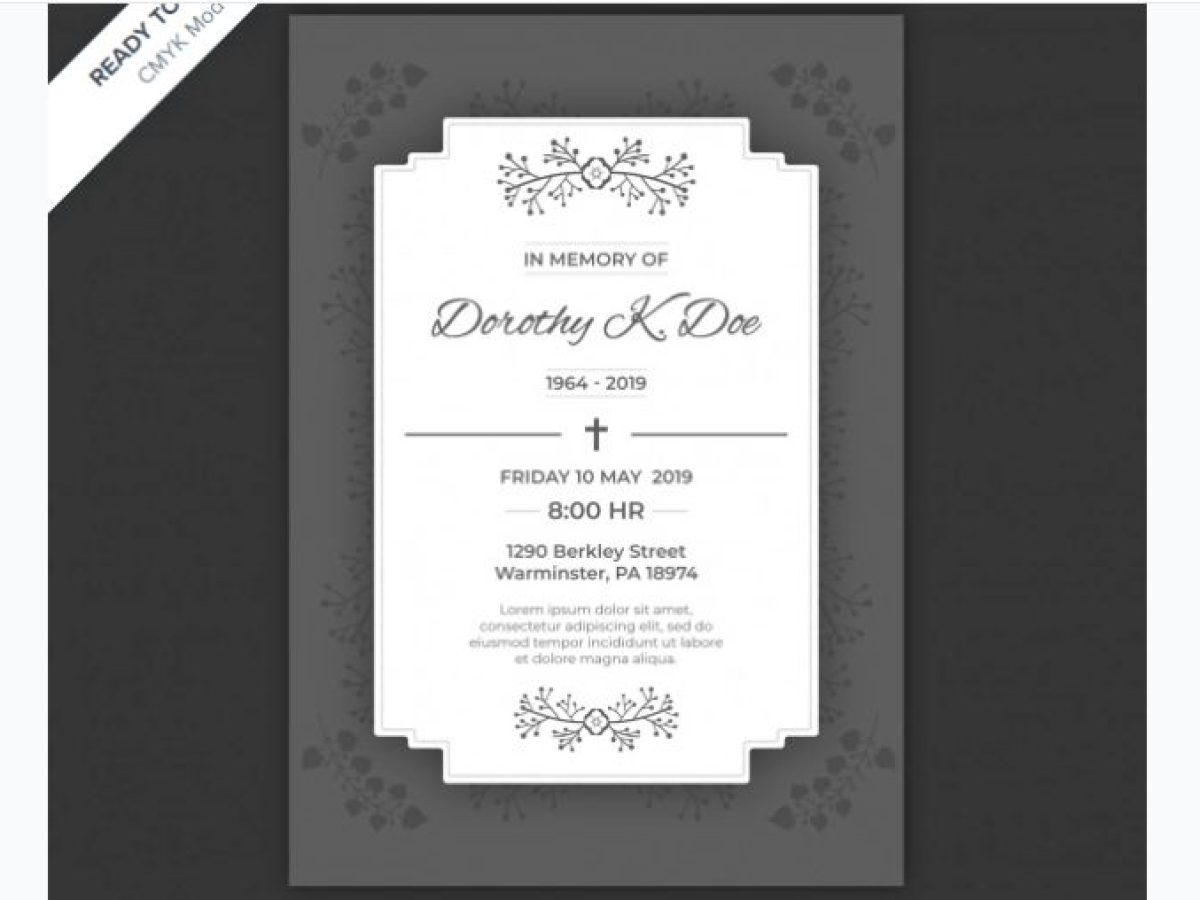 15+ FREE Funeral Program Templates Ai PSD Download - Graphic Cloud