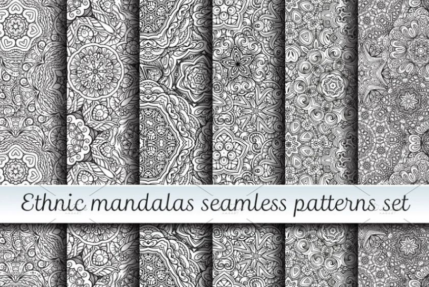 Ethnic Mandalas Pattern Set
