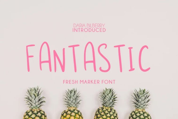Fantastic Marker Display Fonts