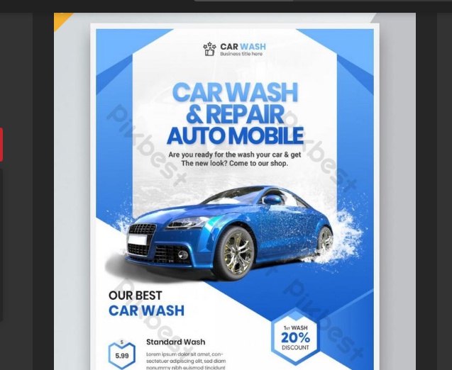 Free Car Wash Flyer