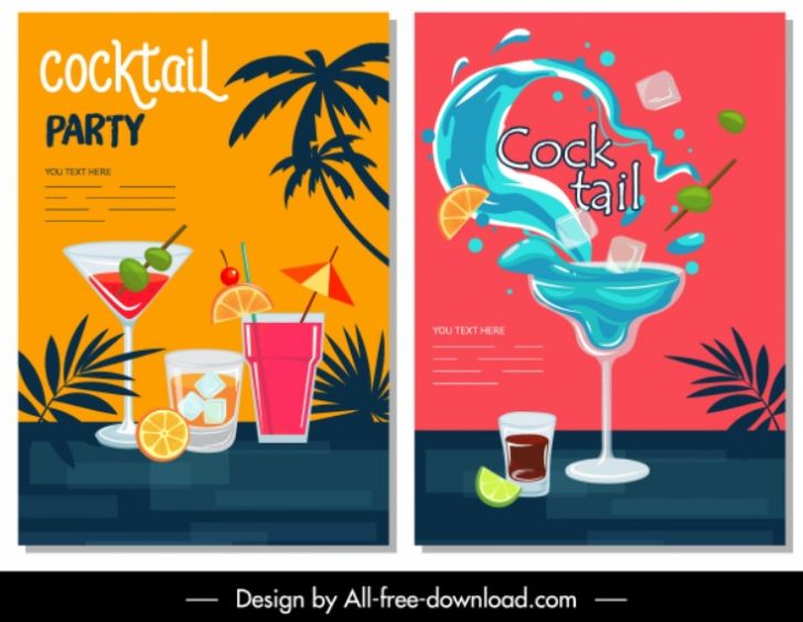 Free Cocktail Banner Designs