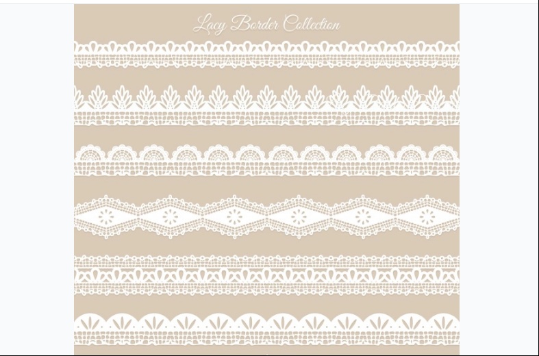 Free Lace Vector Set