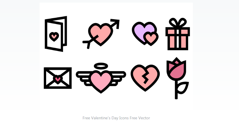 Free Love Icons Set