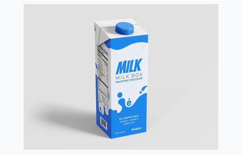 Free Milk Carton PSD