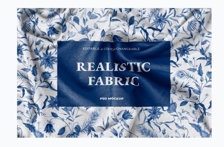 Free Realistic Fabric Mockup