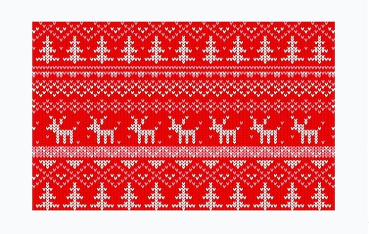 Free Red and White Knit Patterns