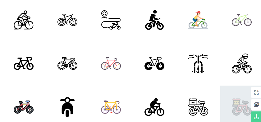 Free Simple Bike Icons