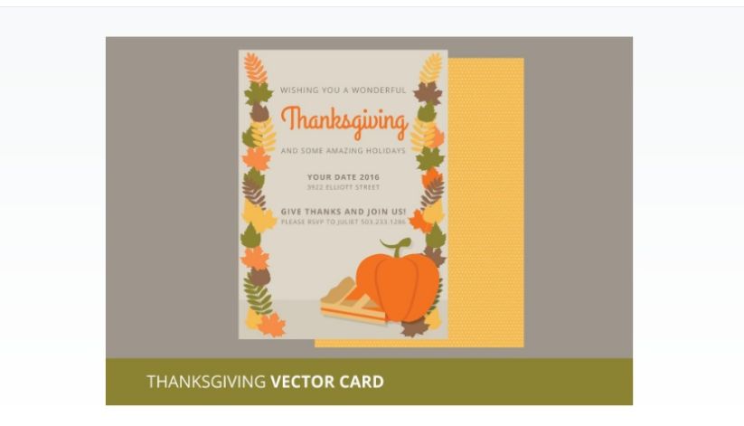 Free Thanks Giving Card
