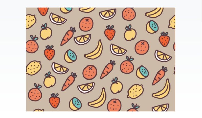 Fruits and Vegitables Pattern Vector