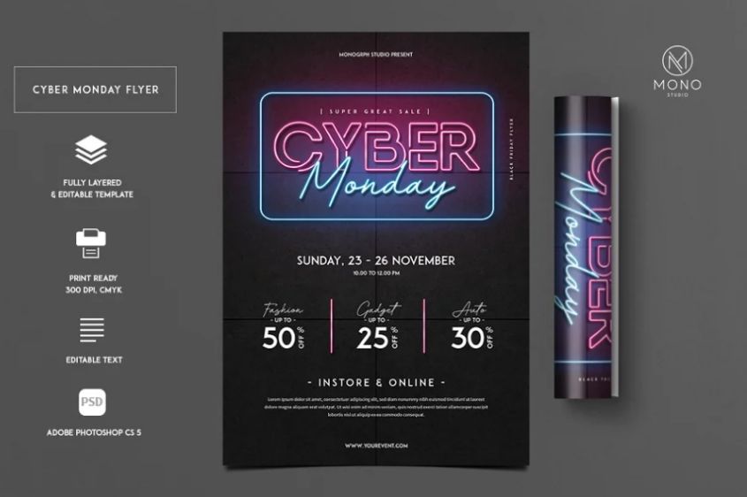 Fully Editable Sales Flyer Template