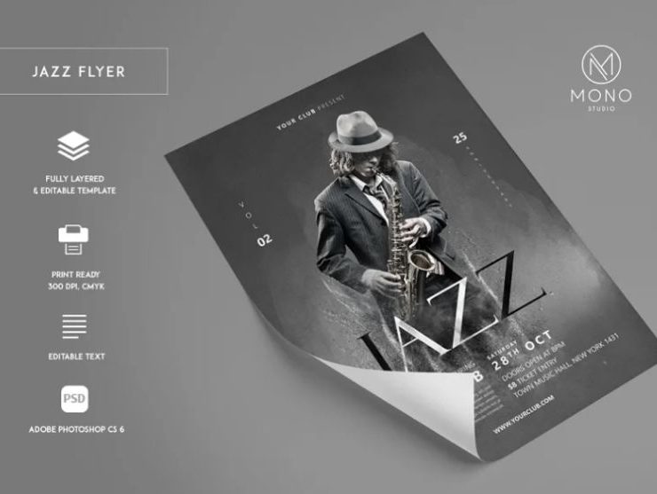15+ FREE Jazz Flyer Template PSD Ai Download