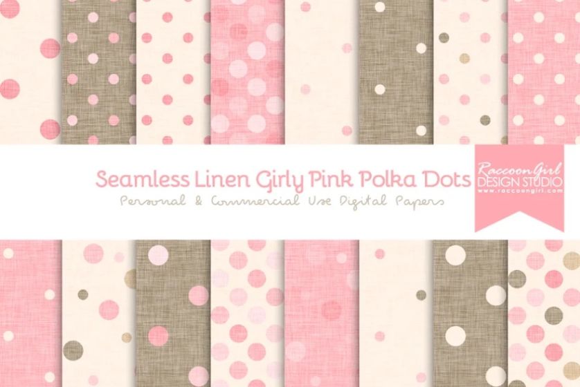 Girly Polka Dots Pattern