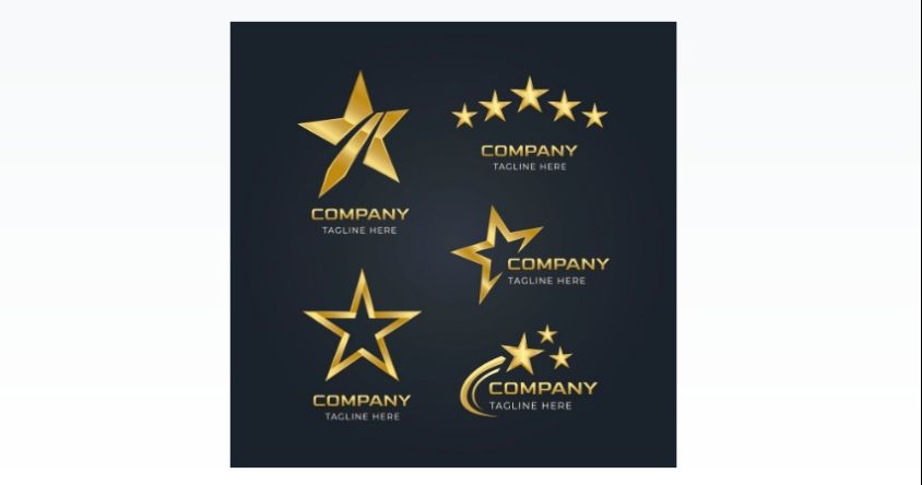 Golden Star Logo Pack