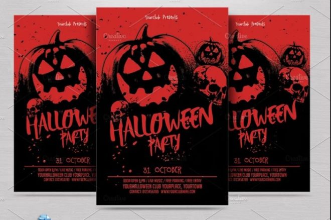 15+ Best Trick or Treat Flyer Templates Download - Graphic Cloud
