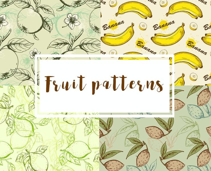 11+ FREE Fruit Patterns Vector Download