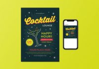 Cocktail Party Flyer PSD