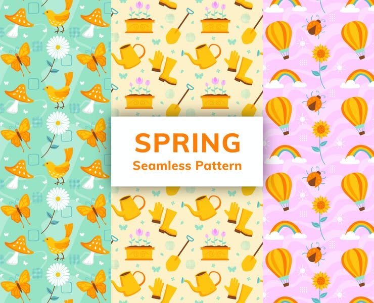 15+ FREE Spring Patterns Vector Design Download