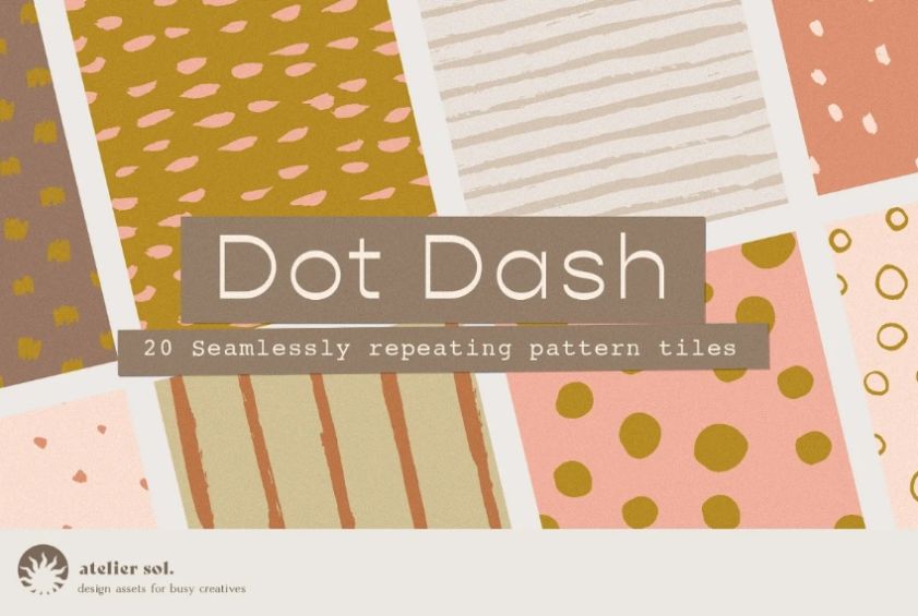 Minimal Dot and Dashes Patterns