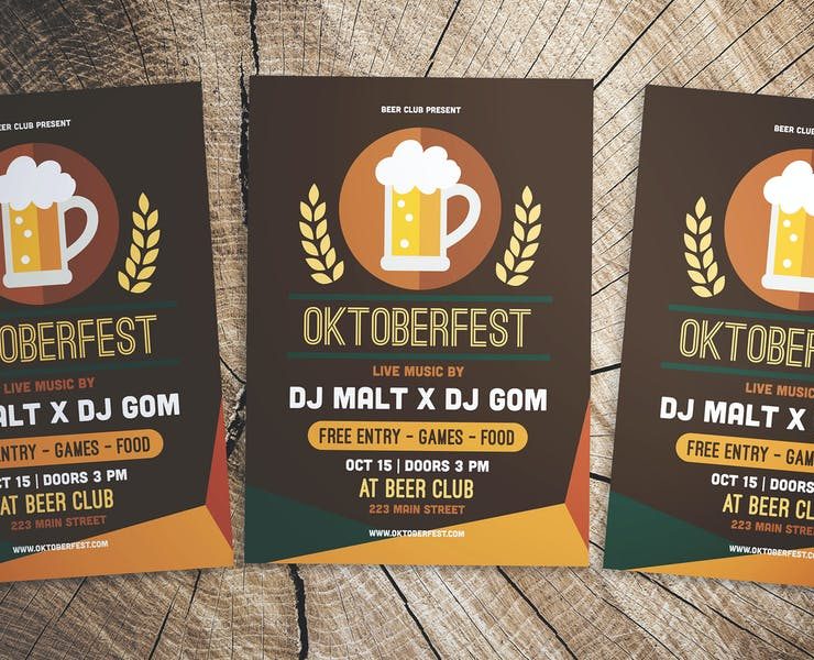 11+ FREE Oktoberfest Flyer Template PSD Download