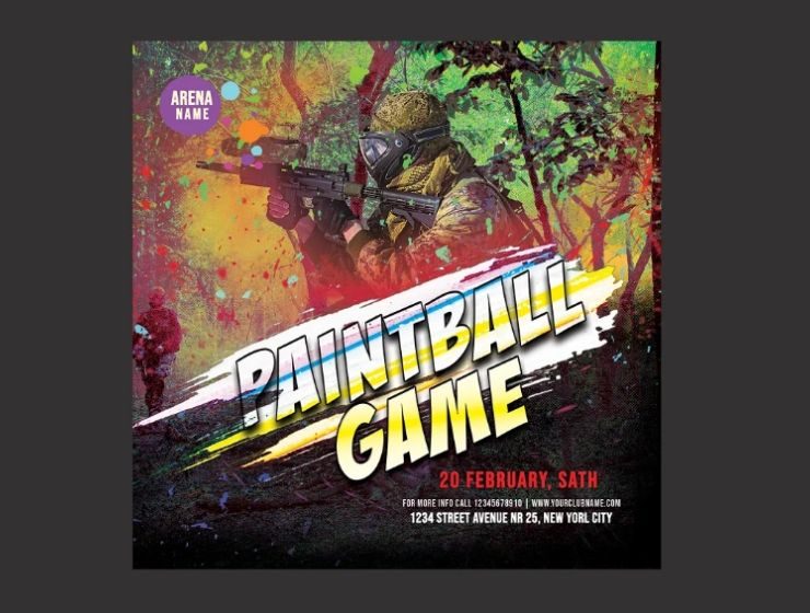 15+ Creative Paintball Battle Flyer Templates Download