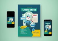 Plumbing Services Flyer Templates