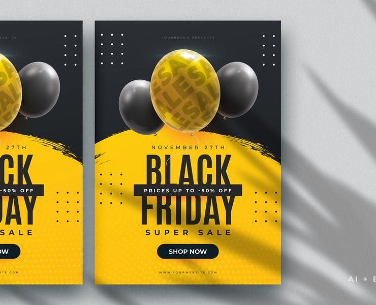 Black Friday sales Flyer Template