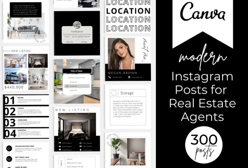 Real Estate Agents Post Templates