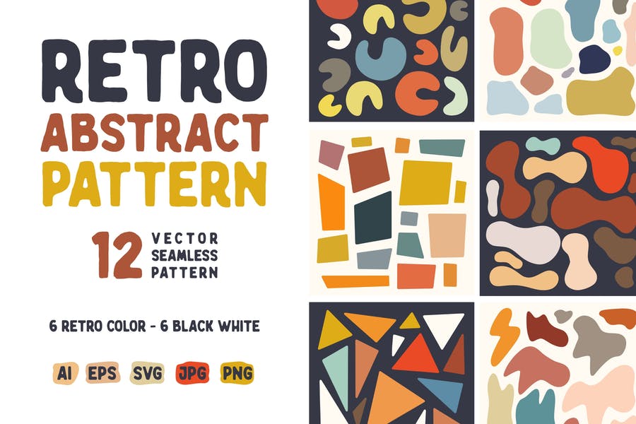 Retro Abstract Pattern Designs