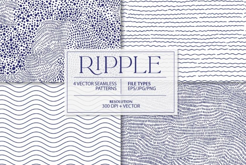 Ripple Style Wave Pattern Design
