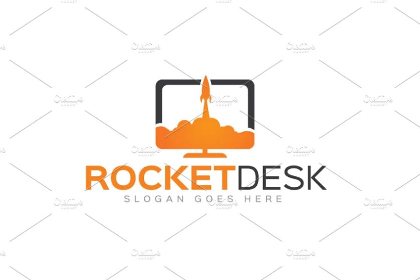 Rocket Desk Identity Design