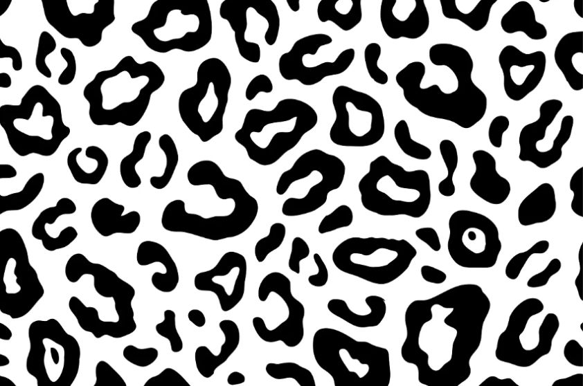 Seamless Leapord Vector Pattern 