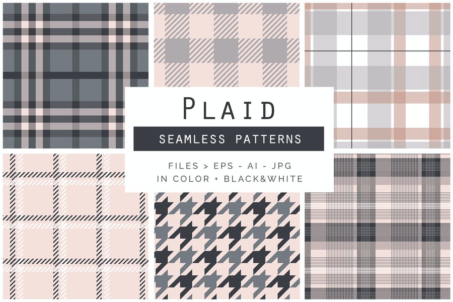 Seamless Plaid Patterns