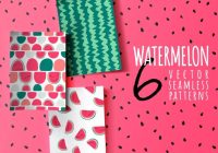 Watermelon pattern designs