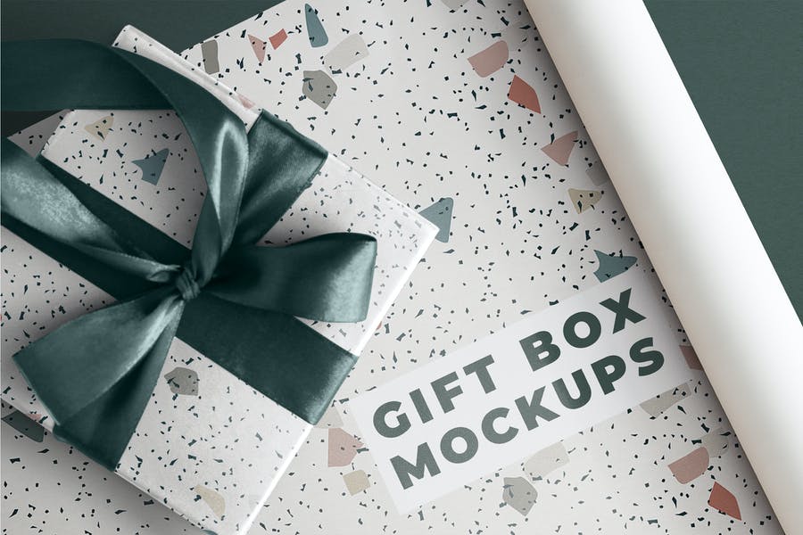 Simple Gift Box Mopckups