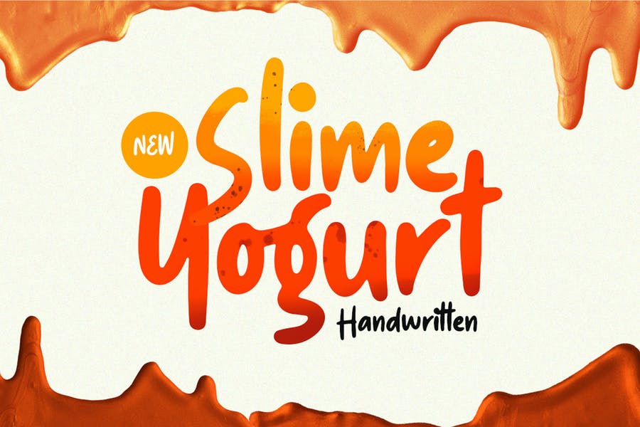 Slime Yogurt Style Typeface