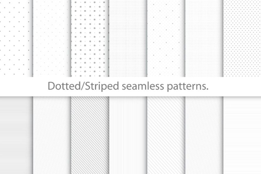 Striped Seamless Pattern Vectors
